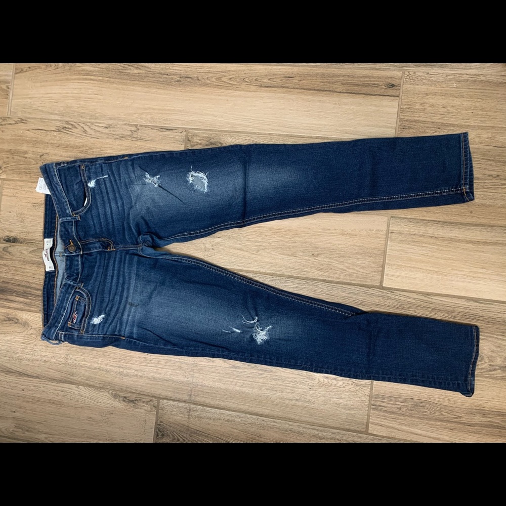 Hollister Dark wash Ripped Jeans